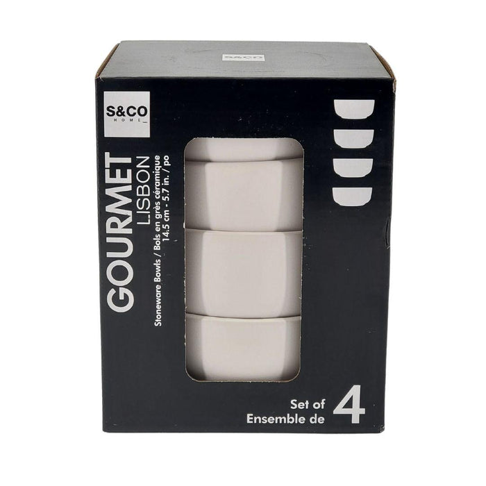 CLR - Gourmet - Lisbon Beige Stoneware Bowl 5.5