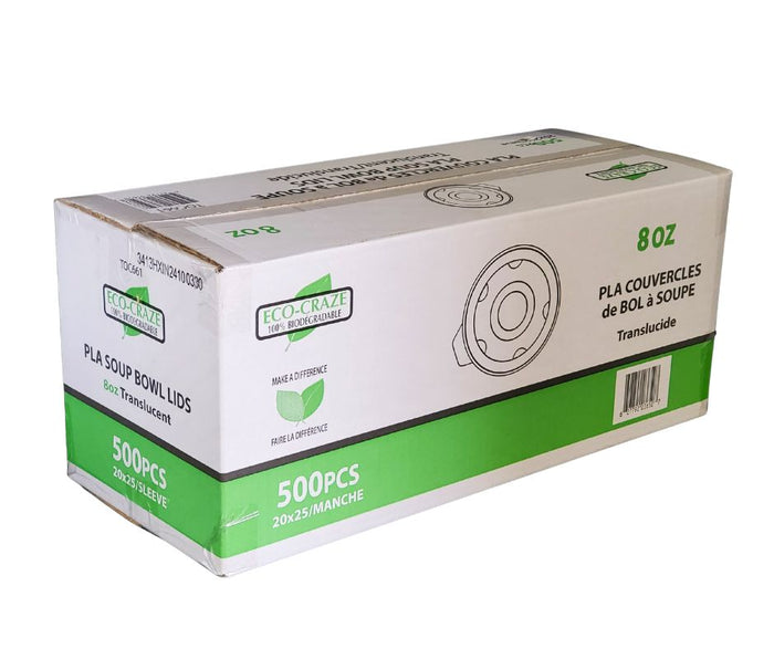 Eco-Craze - PLA 8oz Soup Paper Cup Lid