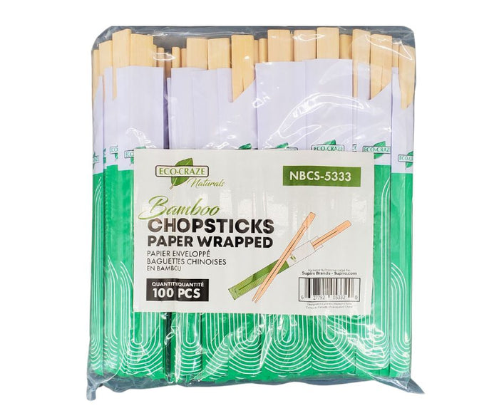 Eco-Craze - Bamboo Chopsticks - Wrapped
