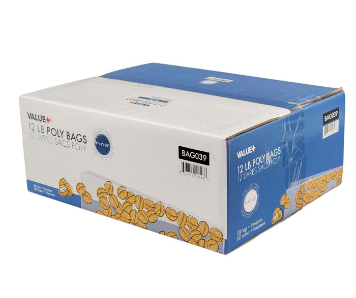 Value+ - Poly Bags - 12 lb