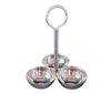 Chutney Serving Tray SS - 3 Comp