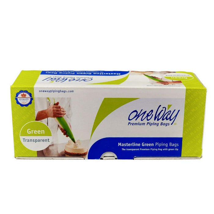 One Way Masterline Green Piping Bag - 18