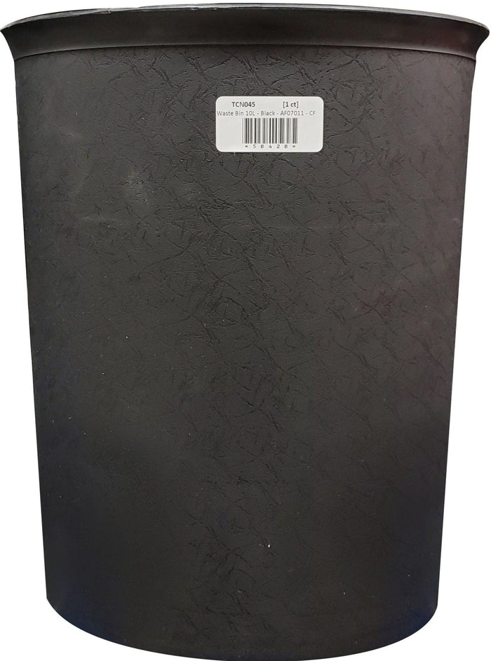 Waste Bin 10L - Black - AF07011