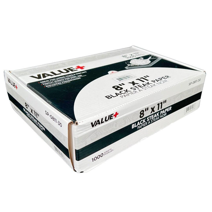 Value+ - Steak Paper - Black - 8