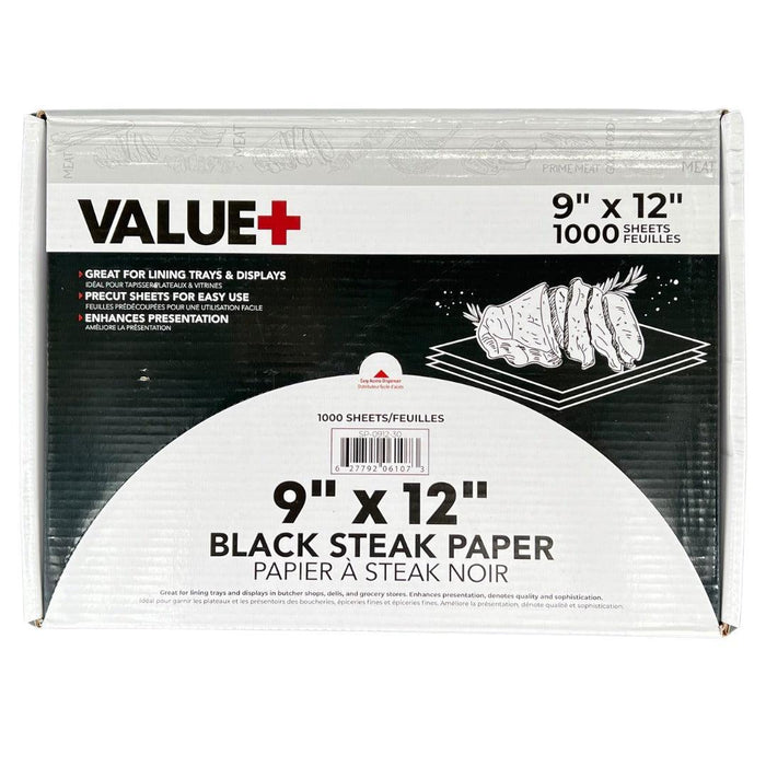 Value+ - Steak Paper - Black - 9