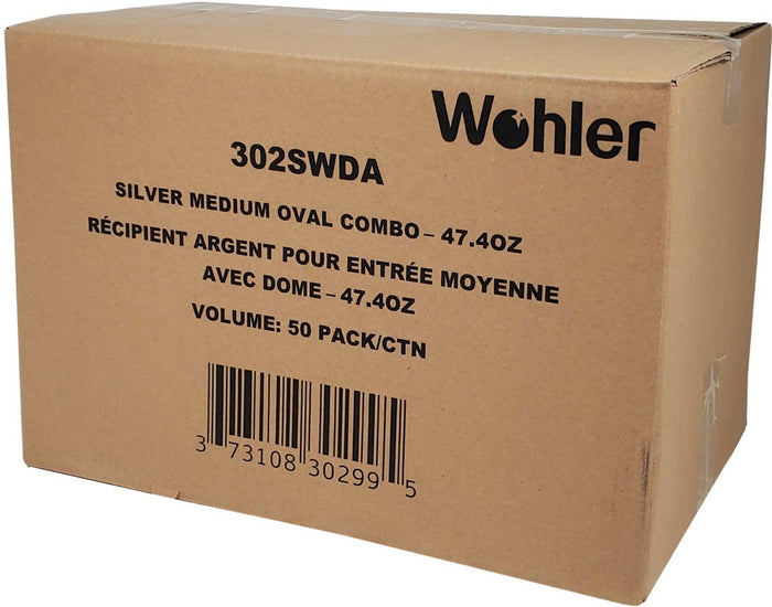 Wohler - Medium Sliver Entre Container W/Lid