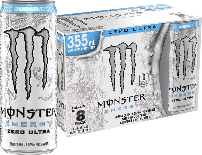Monster Zero Ultra Energy Drink (Zero-Sugar) - 355mL