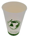 Eco-Craze - 16oz PLA Single Wall Hot Paper Cup - Printed