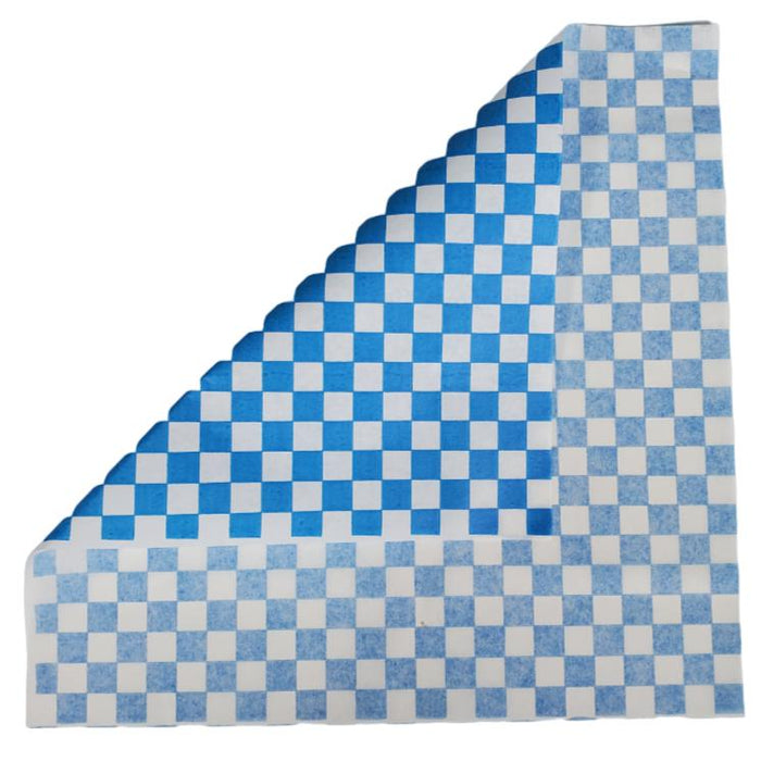 Checkered Sheets - Blue - 12