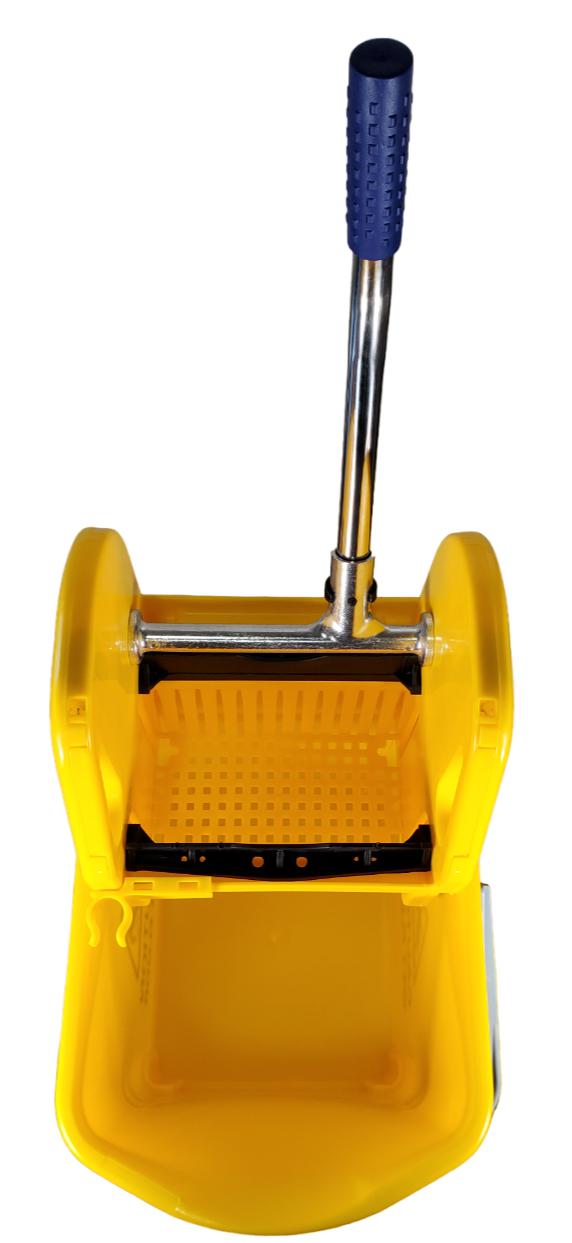 Spartano - HEAVY - 28L Mop Bucket W/ Down Press Wringer - Yellow -