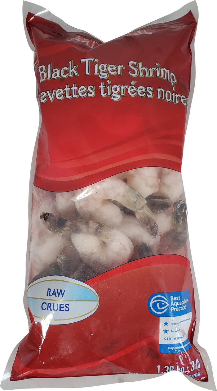 Mirabel - 8-12 P & D Tail On Black Tiger Shrimp