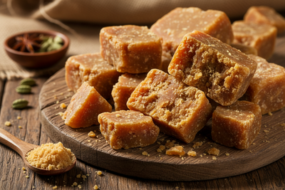 Jaggery Benefits & Comparison w/ Brown Sugar, Molasses, Honey & Stevia