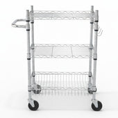 Chrome Wire Trolley - 16