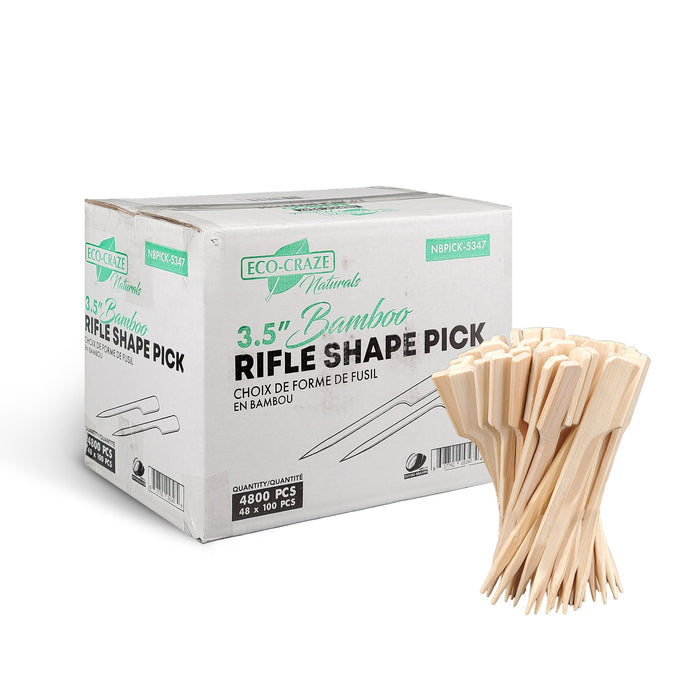 Eco-Craze - Bamboo Rifle Shape Pick 3.5