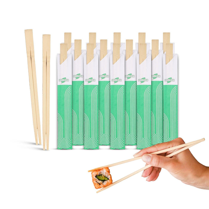 Eco-Craze - Bamboo Chopsticks - Wrapped
