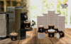 Morning Dew - 12oz Hot Paper Cups - Ebony Print - H12E