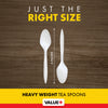 Value+ - Tea Spoon - White - Bulk - B1003
