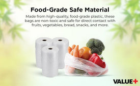 Value+ - Clear T-SHIRT Roll Bags