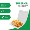 Eco-Craze MFPP Clamshell Container 9x9x2.6