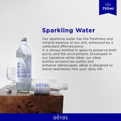 Aeras - Premium Sparkling Water - Glass - 750ml