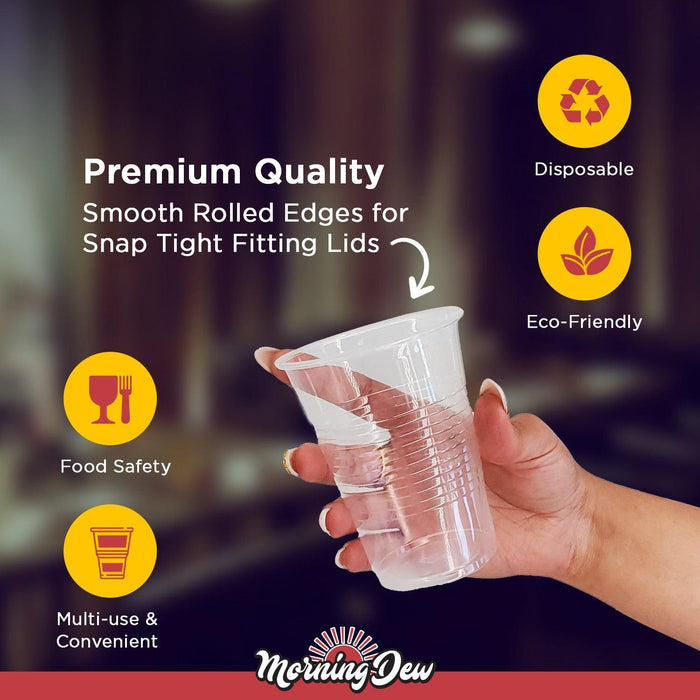Morning Dew - 9oz Plastic Cups - PP9 - Individually Wrapped