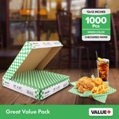Value+ - Checkered Sheets - Green - 12