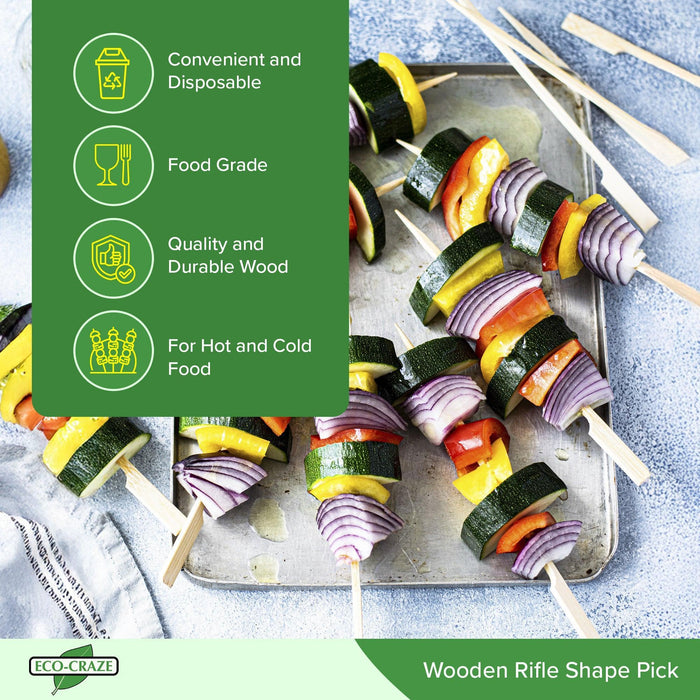 Eco-Craze - Bamboo Rifle Shape Pick 4.7