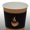 Morning Dew - 12oz Hot Paper Cups - Ebony Print - H12E