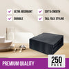 Mayfair - 2 Ply Cocktail Napkins 1/4 Fold - Black - CNAP02B