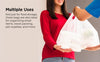 Value+ - S10 Jumbo High Density - White Shopping Bags