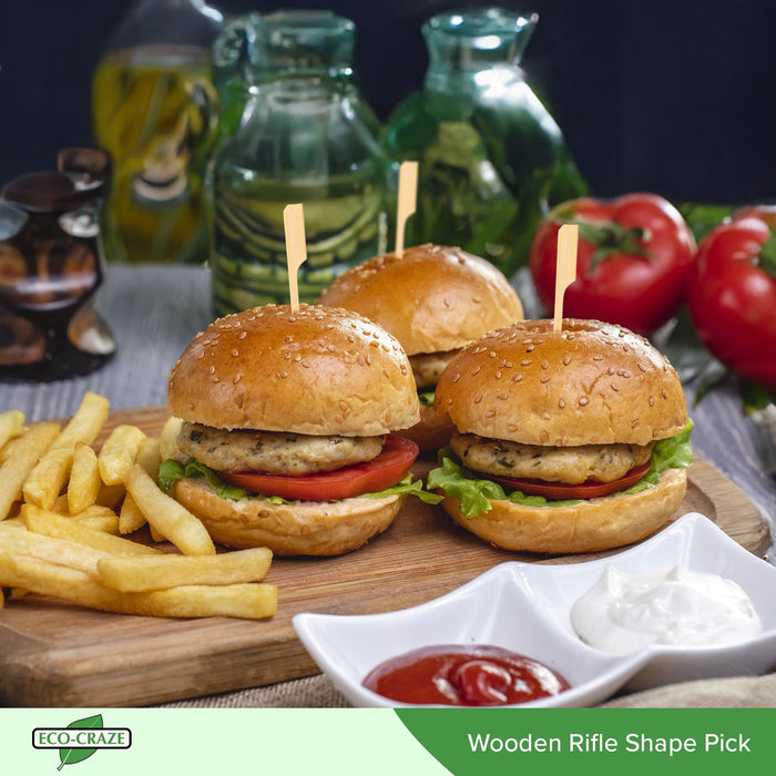 Eco-Craze - Bamboo Rifle Shape Pick 4.7