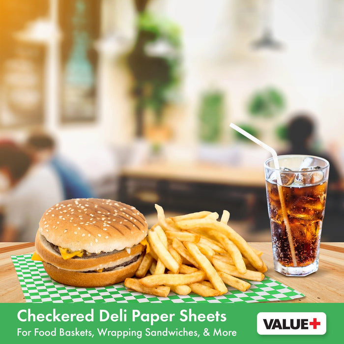 Value+ - Checkered Sheets - Green - 12