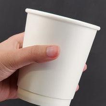 Morning Dew - 12oz Hot Paper Cup - Double Wall - White - D-H12W