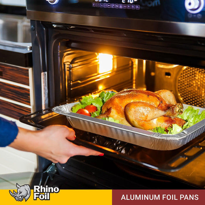 Rhino-Foil - Full Size Shallow - Aluminium Steam Pan
