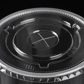 Morning Dew - Clear Flat Lid - 16-24oz Cup - 98mm - XFLAT-16