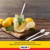 Value+ - Plastic - Soda Spoon - White - RP4006 - 8'' Approx.