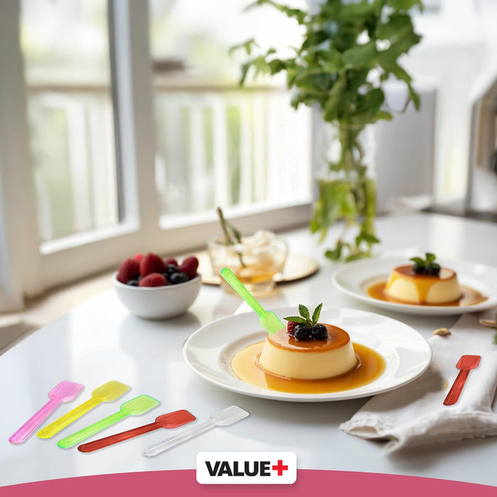 Value+ - Taster Spoon, Assorted Colours - Retail Pack - RP4007