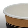 Morning Dew - 12oz Hot Paper Cups - Ebony Print - H12E
