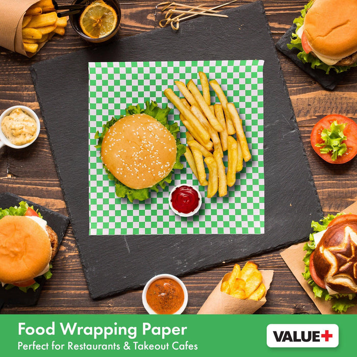 Value+ - Checkered Sheets - Green - 14
