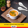Value+ - Chinese Soup Spoon - White - Retail Pack - RP4008