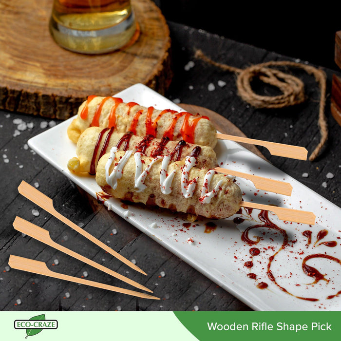 Eco-Craze - Bamboo Rifle Shape Pick 4.7