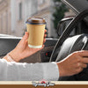 Morning Dew - 8 oz Tall Hot Paper Cup - Ripple - Kraft - RC-H8TK