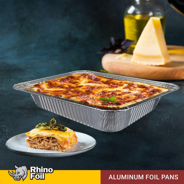 Rhino-Foil - Half Size Deep - Aluminium Steam Pan - Heavy