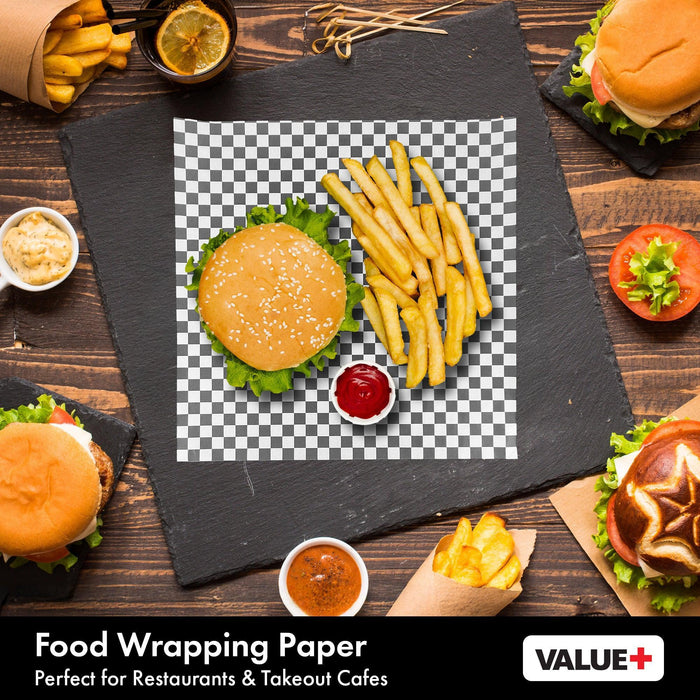 Value+ - Checkered Sheets - Black - 14