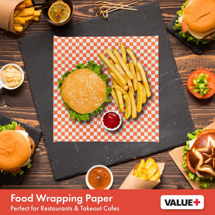 Value+ - Checkered Sheets - Red - 14