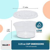 Value+ - 3.25oz Portion Cups - P325N