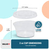 Value+ - 2oz Portion Cups - P200N