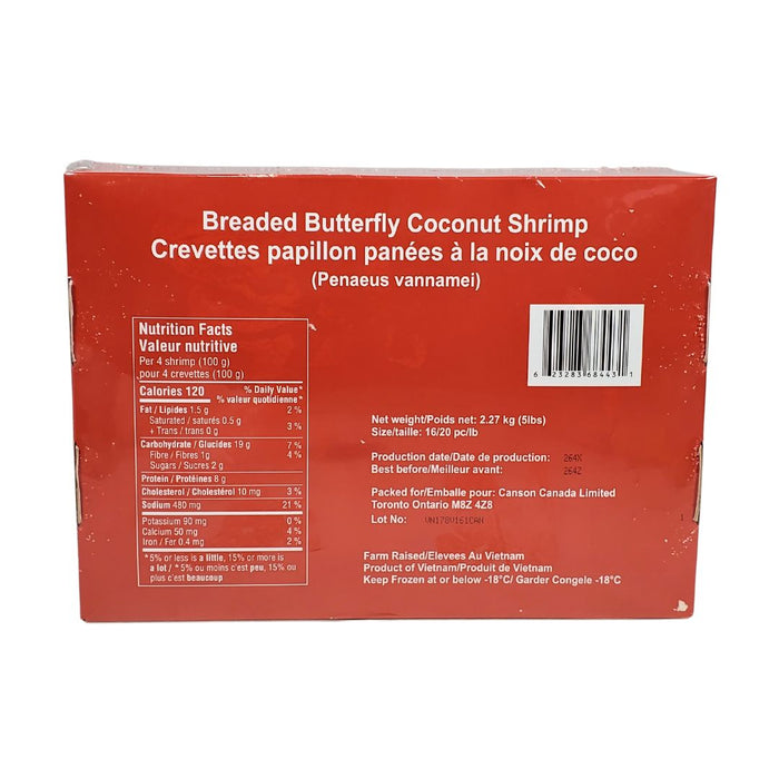 Frozen - Crown - Coconut Breaded Shrimp - 16-20