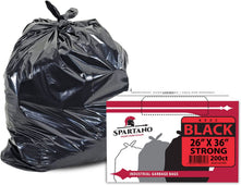Spartano - Garbage Bags - Strong - Black - 26