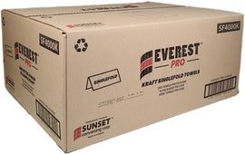 Everest Pro Single-Fold Paper Hand Towels - Kraft